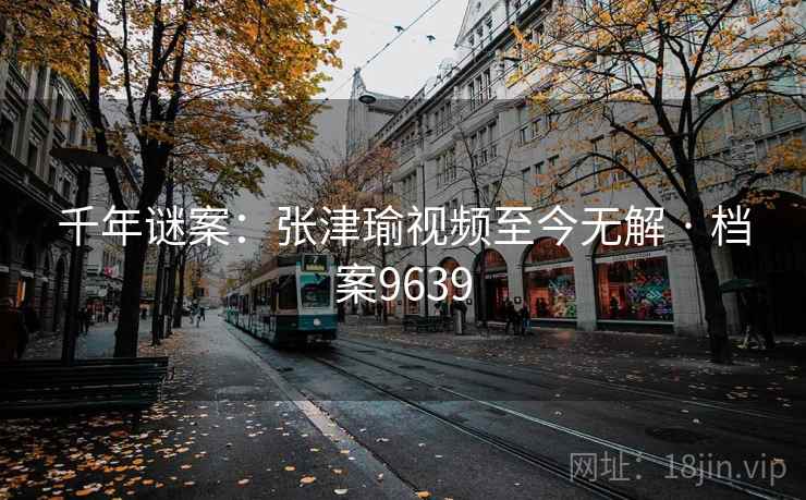 千年谜案：张津瑜视频至今无解 · 档案9639