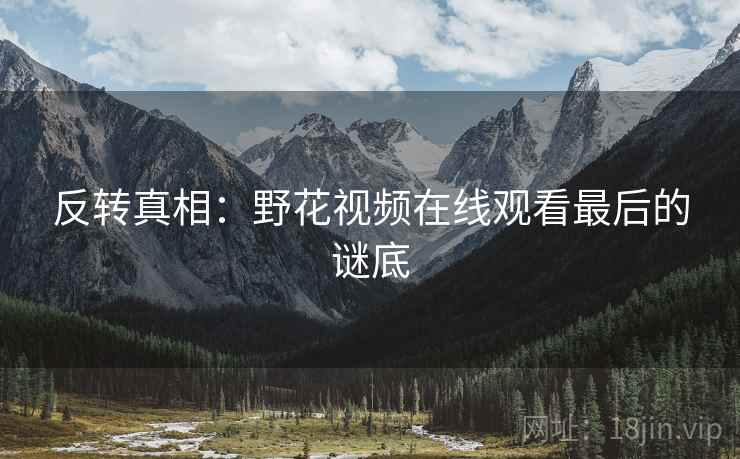 反转真相：野花视频在线观看最后的谜底