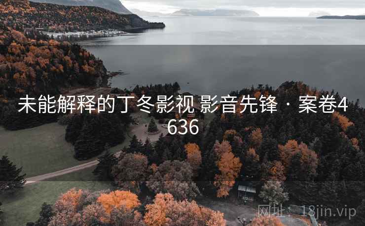 未能解释的丁冬影视 影音先锋 · 案卷4636