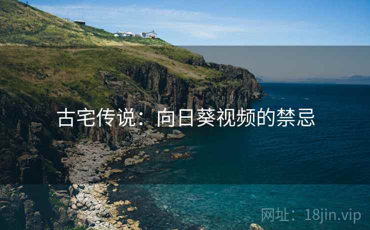 古宅传说：向日葵视频的禁忌