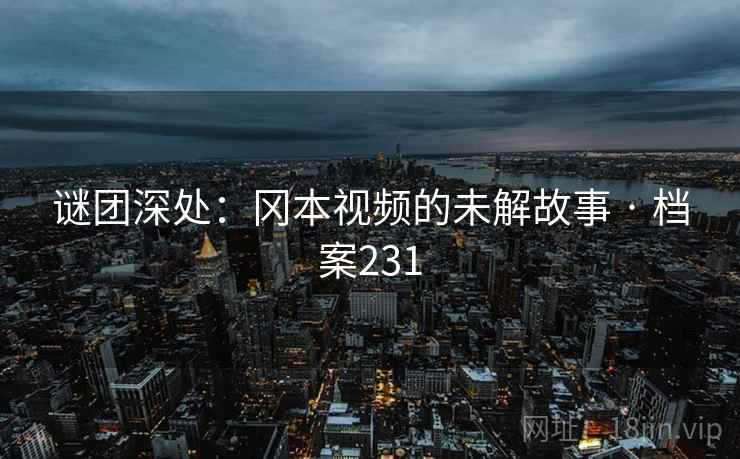 谜团深处：冈本视频的未解故事 · 档案231